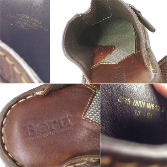 Born Handcrafted Footwear MJ18 Utility Slide -8M Comfort Strap Duty-Tread Brown - Picture 10 of 12